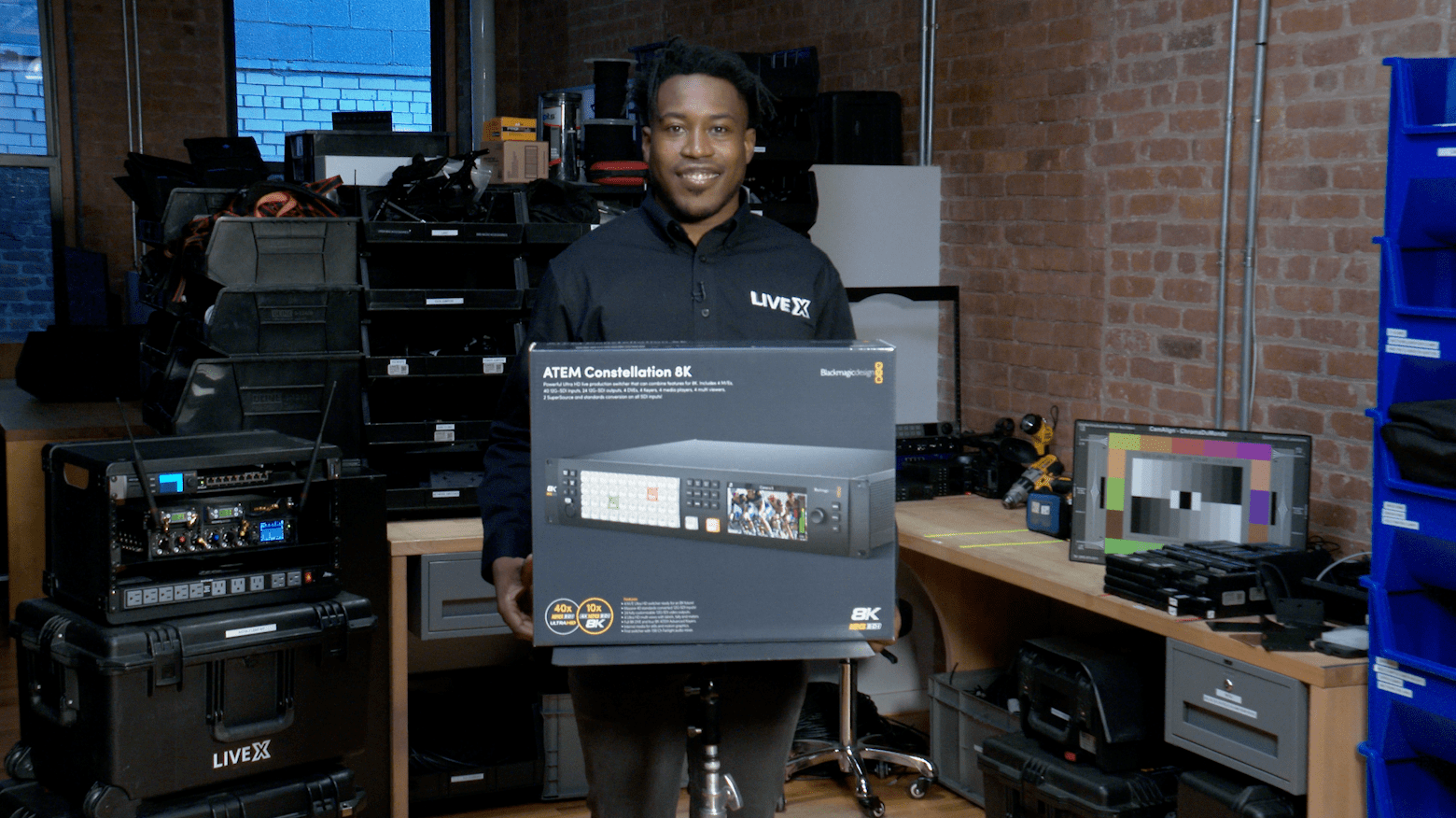 Unboxing Blackmagic Design ATEM Constellation 8K Live X
